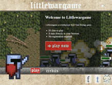 Tablet Screenshot of littlewargame.com